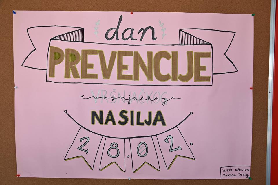 U Srednjoj školi dr. fra Slavka Barbarića obilježen Međunarodni dan prevencije vršnjačkog nasilja