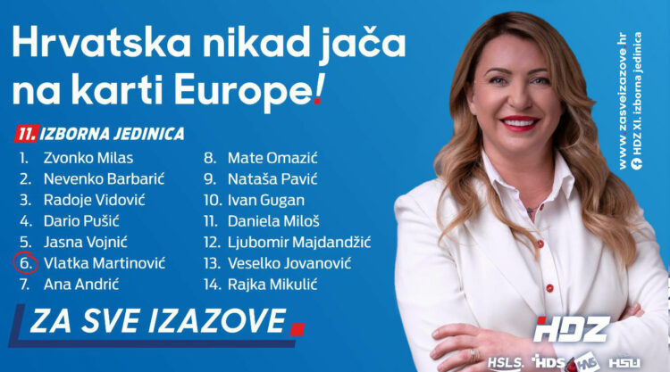 HDZ BiH Čitluk: Podrška listi HDZ-a i prof.dr.sc. Vlatki Martinović