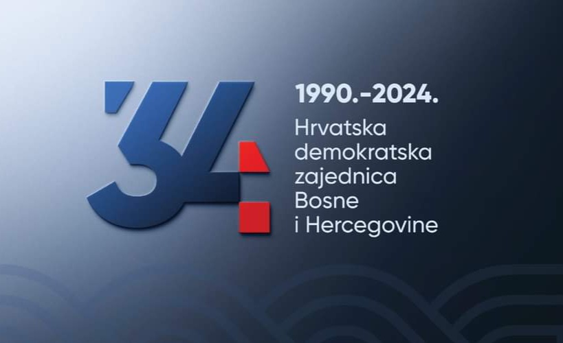 Čestitka predsjednika dr. Dragana Čovića povodom 34. obljetnice osnivanja Hrvatske demokratske zajednice BiH