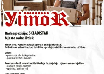 YimoR d.o.o. Domaljevac raspisuje oglas za prijem radnika
